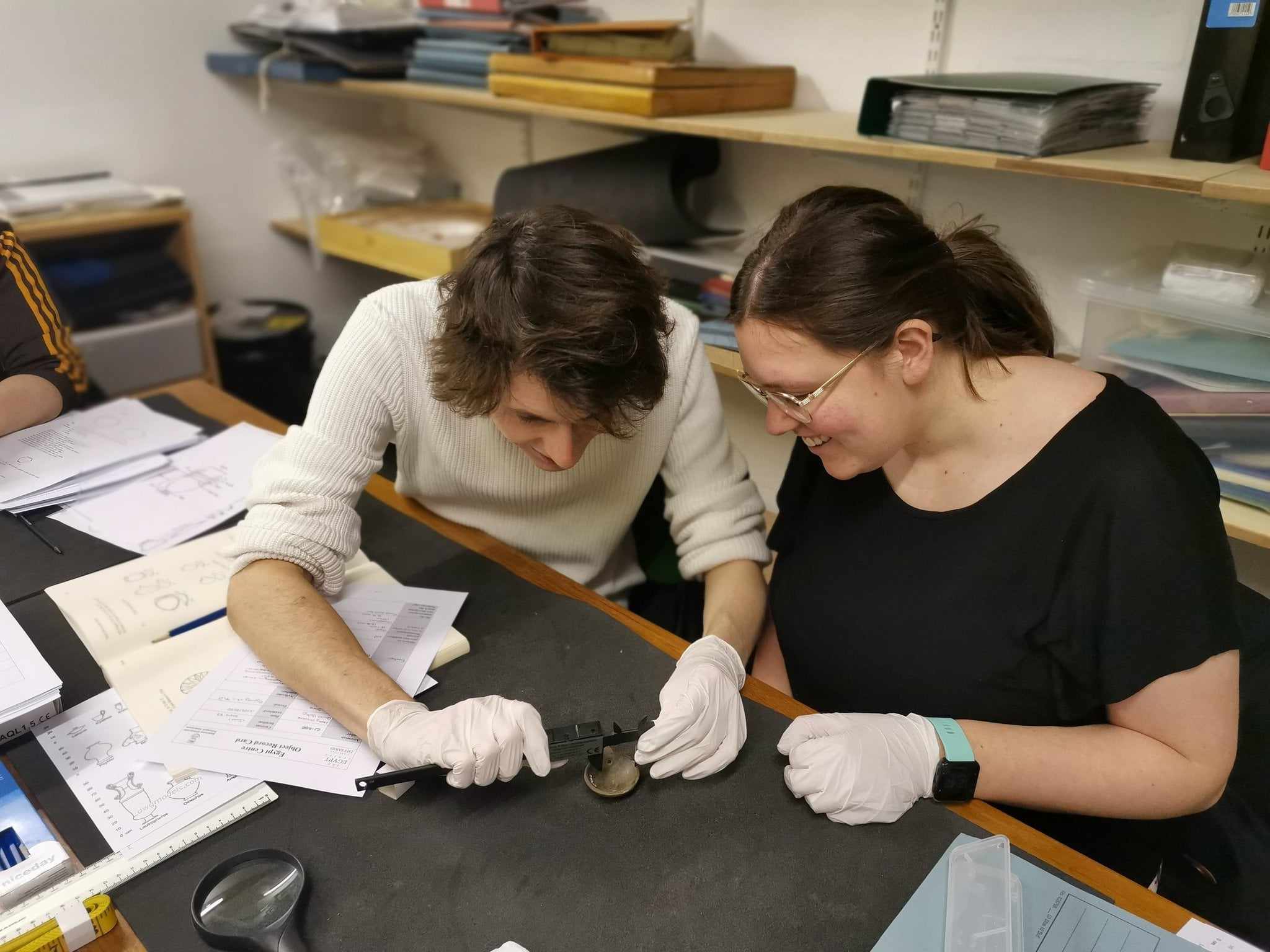 Molly Osborne has launched an exciting new career as an Egyptologist. Molly and her fellow students researching into Cypriot vessels