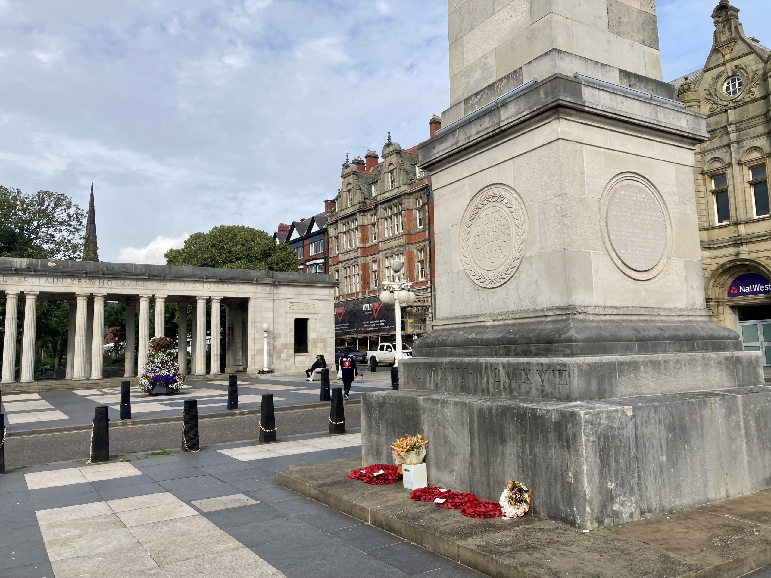 The War Memorial on Lord Street in Southport. Photo by Andrew Brown Stand Up For Southport