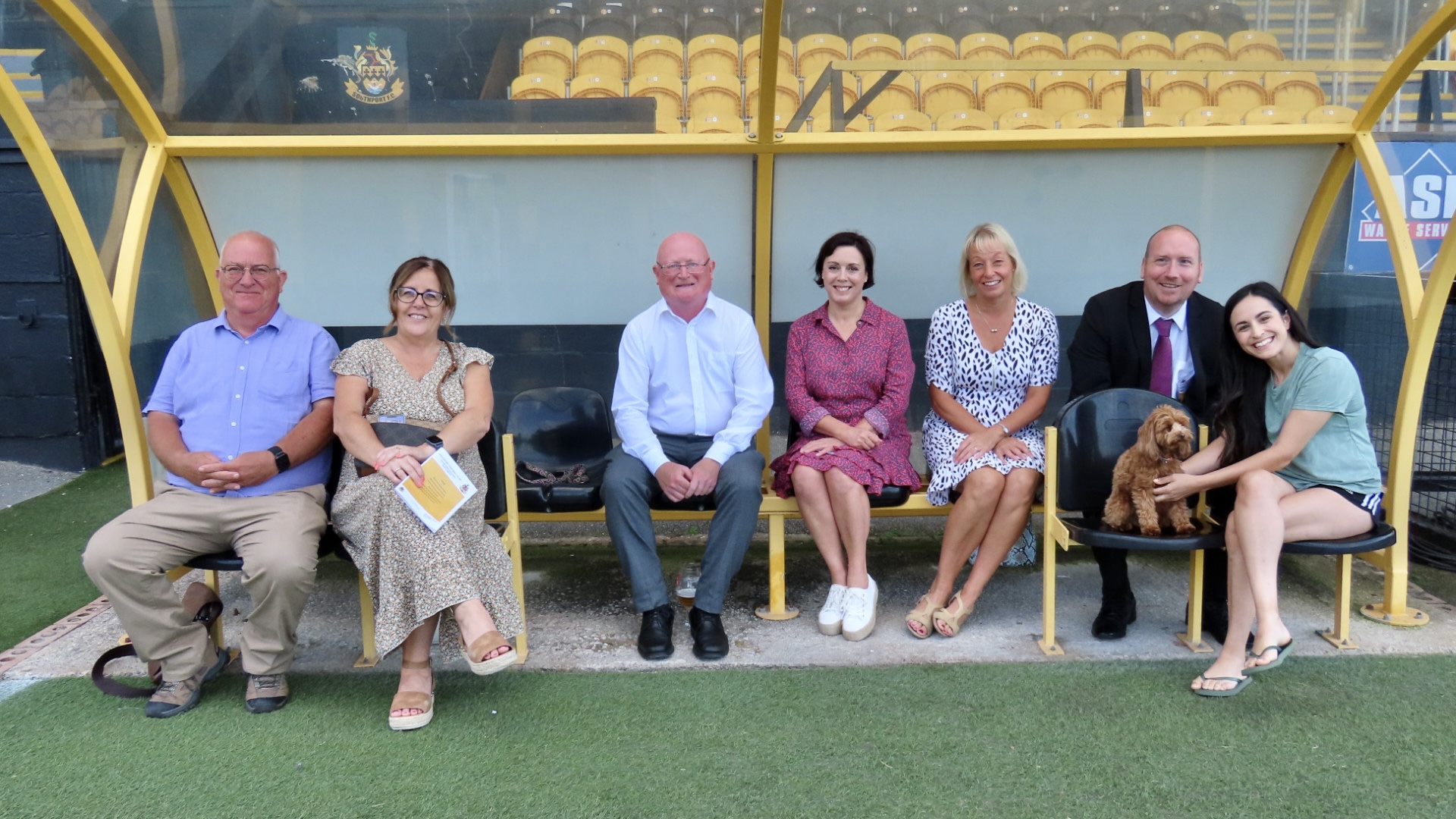 Guests enjoy the first Sandgrounders Business Club at Southport Football Club. Photo by Andrew Brown Stand Up For Southport