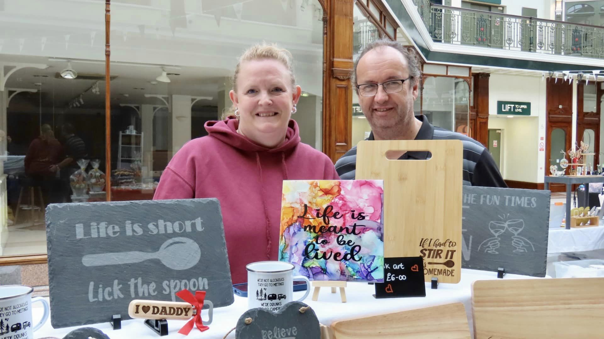 Southport Wayfarers Arcade Craft and Gift Fair . Photo by Andrew Brown Stand Up For Southport 