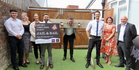 Financial planning advisor David Lloyd swaps the ‘stocks’ for ‘jail’ – all for Queenscourt Hospice Jail and Bail