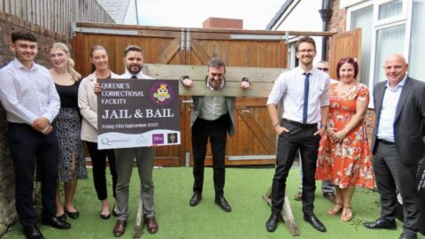 Financial planning advisor David Lloyd swaps the ‘stocks’ for ‘jail’ – all for Queenscourt Hospice Jail and Bail
