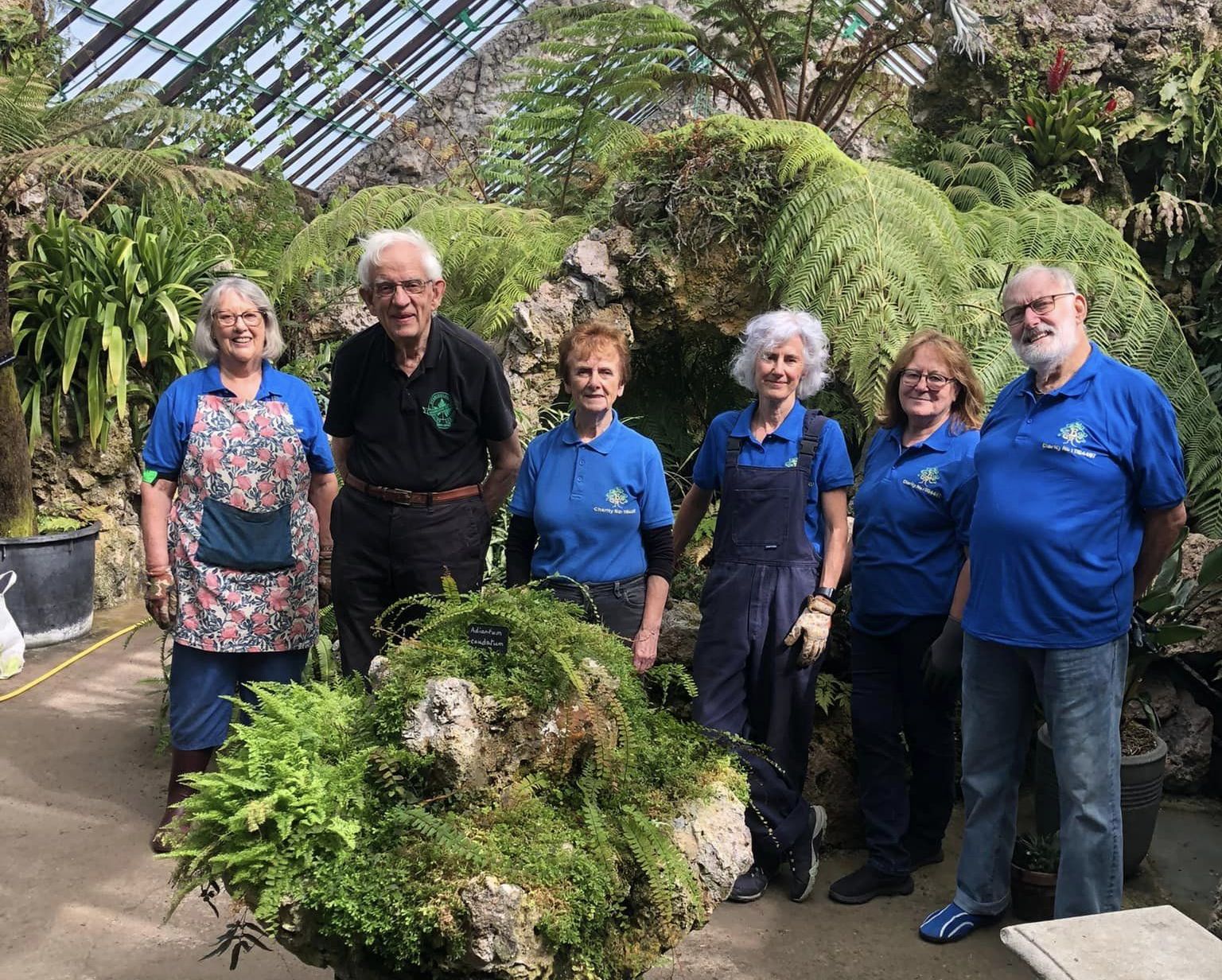 Volunteers at the Fernery at the Botanic Gardens in Churchtown in Southport