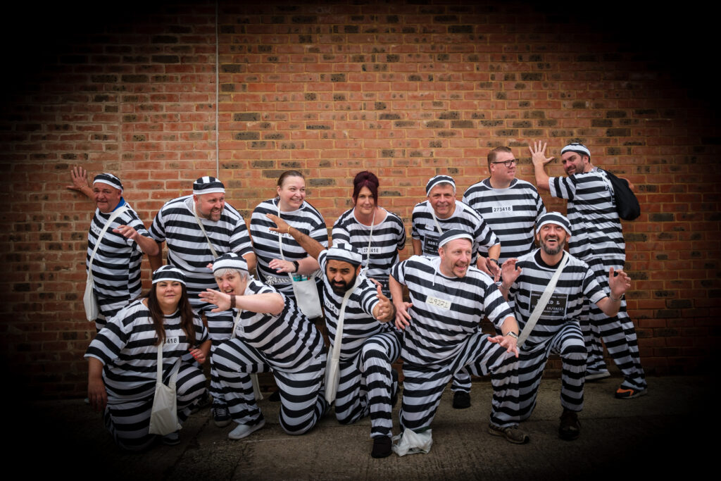 Jail and Bail for Queenscourt Hospice. Photo by Dave Brown Photography for Stand Up For Southport