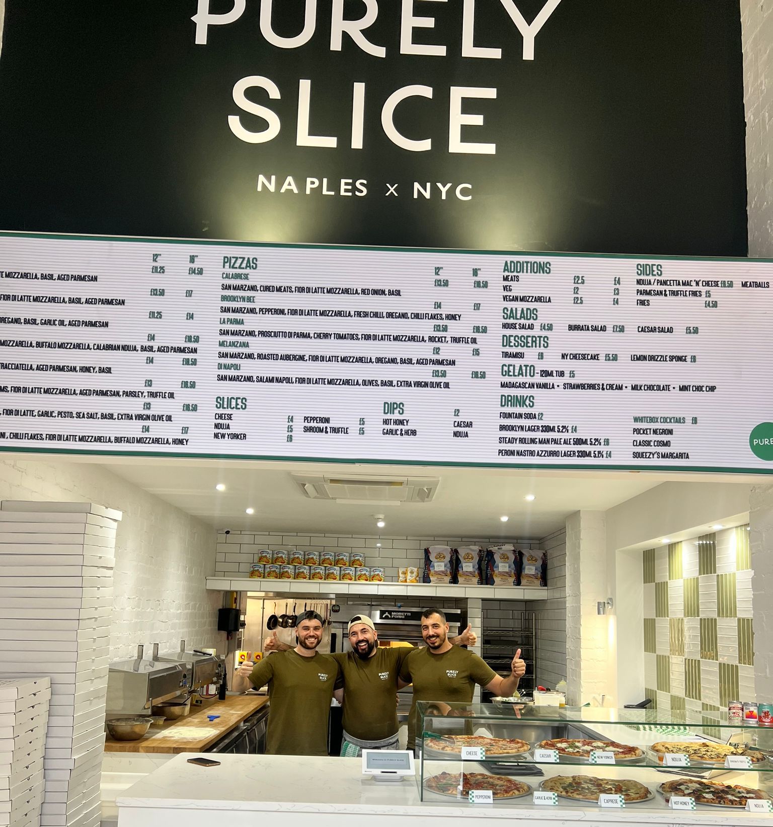 The Purely Slice pizza eatery in Birkdale in Southport