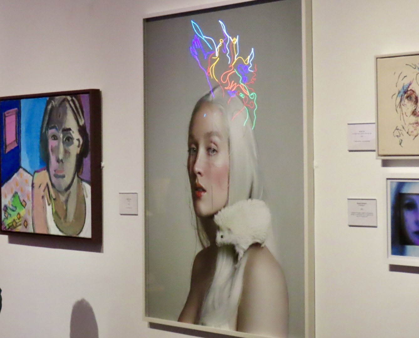Works from the Self Portrait Prize 2023 are on display at the Atkinson in Southport. Photo by Andrew Brown Stand Up For Southport
