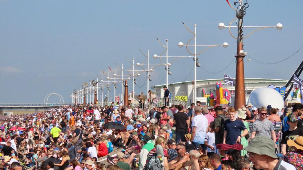 Crowds at Southport Air Show. Photo by Andrew Brown Stand Up For Southport