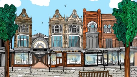 Wayfarers Shopping Arcade in Southport celebrates 125th birthday with artwork in new book