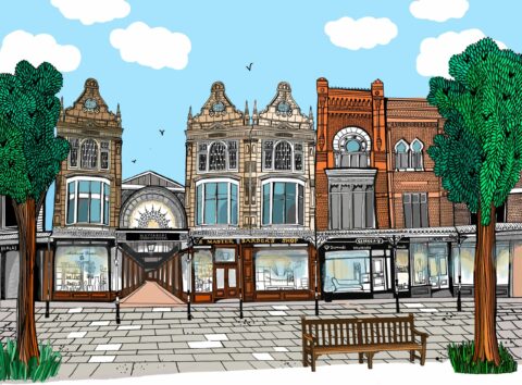 Wayfarers Shopping Arcade in Southport celebrates 125th birthday with artwork in new book
