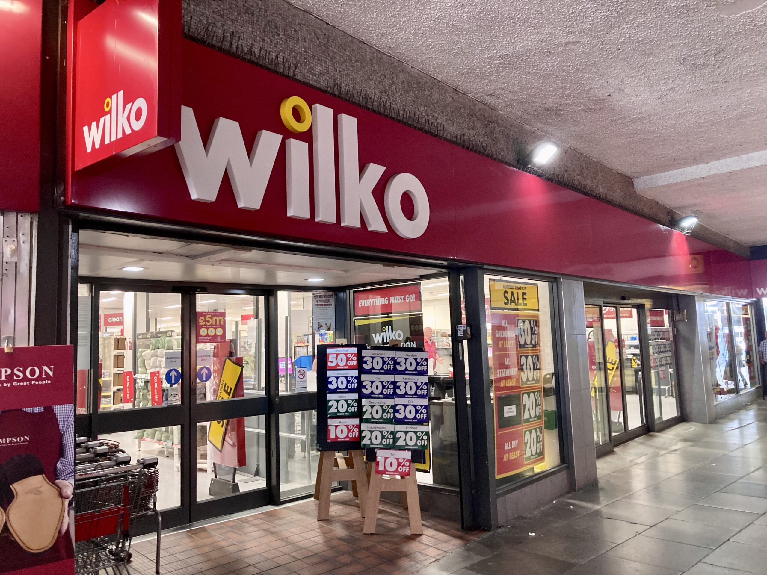The Wilko store in the Southport Train Station concourse in Southport. Photo by Andrew Brown Stand Up For Southport