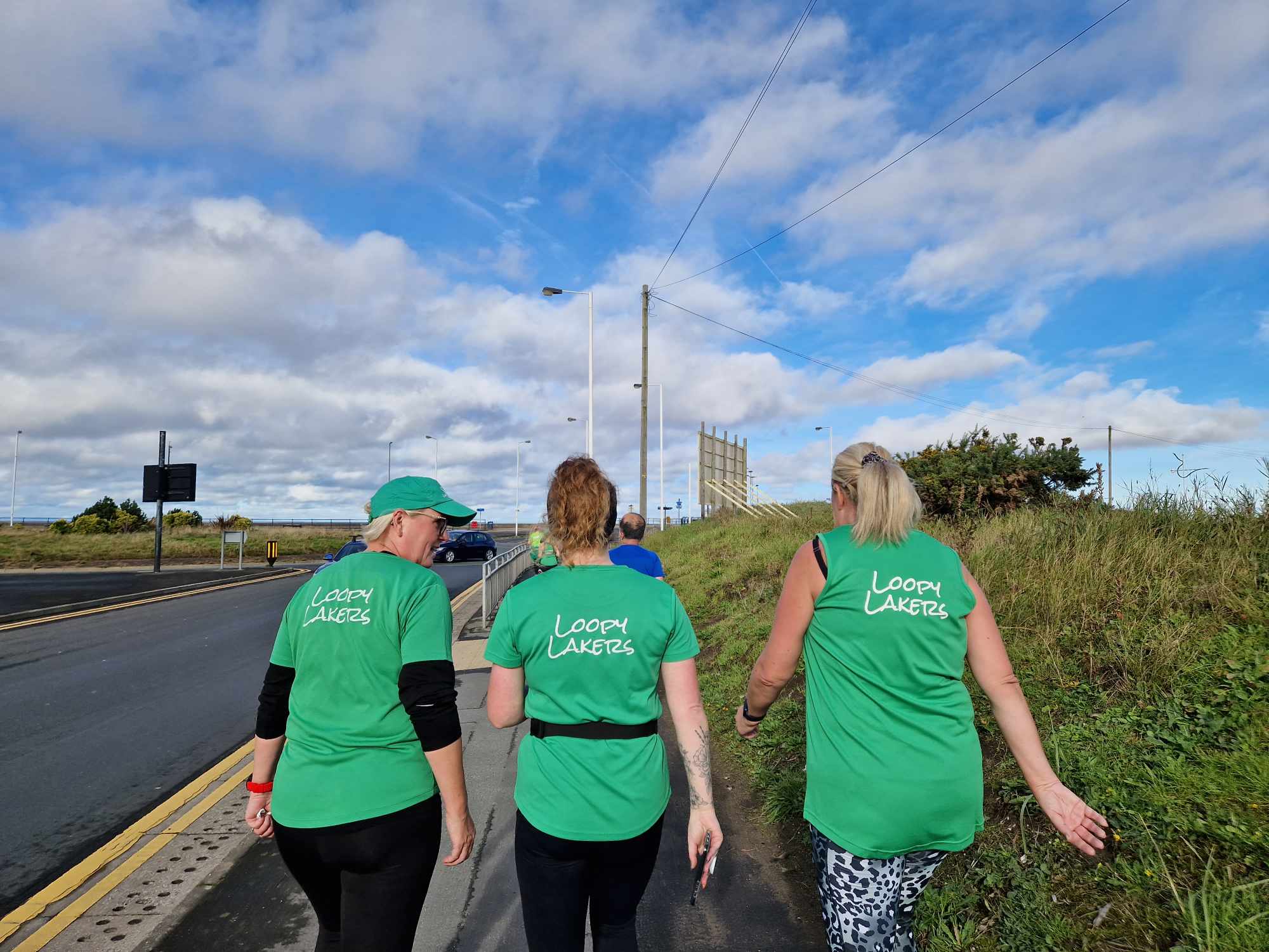 Nearly £2,000 has been raised through a 24 hour run around the Marine Lake in Southport by the Lakeside Runners to raise money for the Revitalise Sandpipers Centre in Southport. Photo by Nicky Cooper