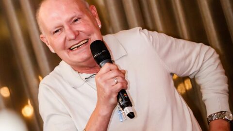 England legend Paul Gascoigne wows fans at Evening With Gazza at The Grand in Southport