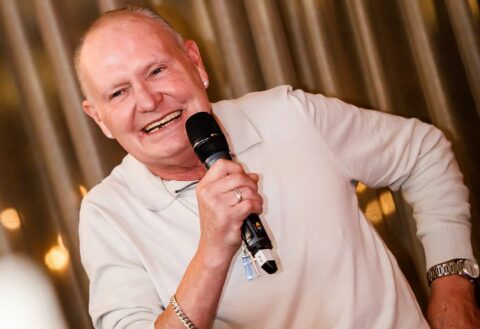 England legend Paul Gascoigne wows fans at Evening With Gazza at The Grand in Southport