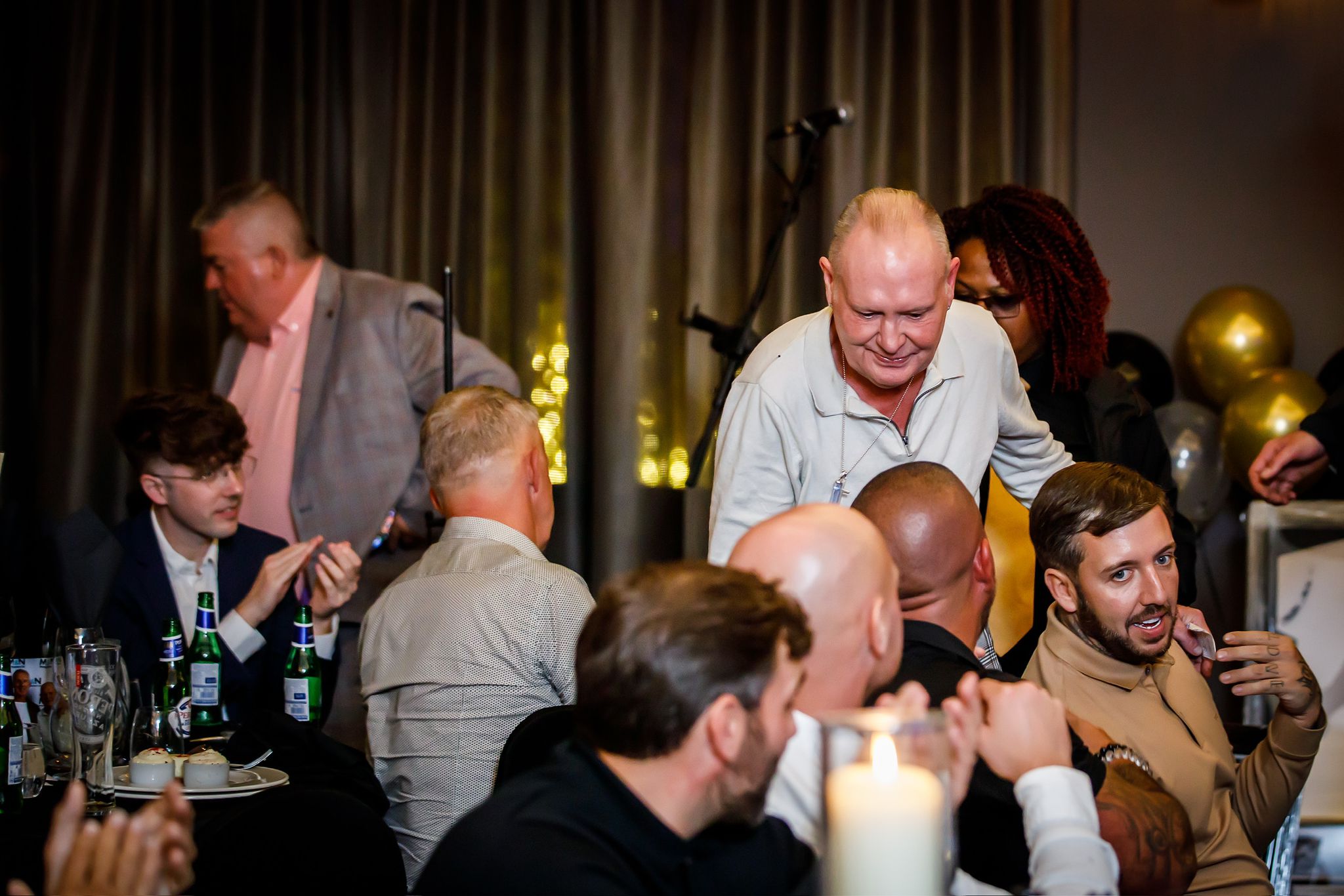 Paul Gascoigne was the guest of honour at An Evening With Gazza at the Grand in Southport. Photo by Kevin Brown Photography