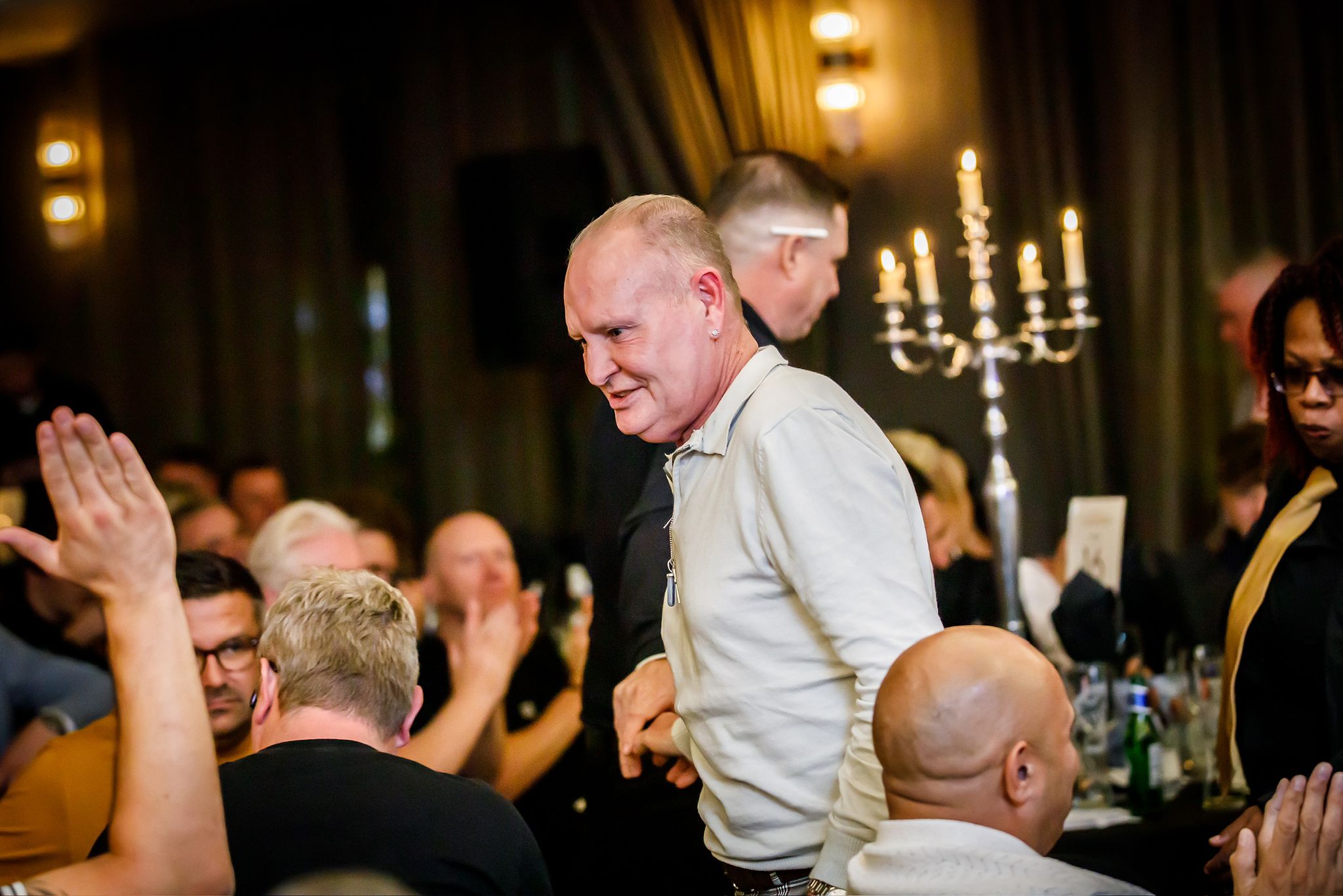 Paul Gascoigne was the guest of honour at An Evening With Gazza at the Grand in Southport. Photo by Kevin Brown Photography