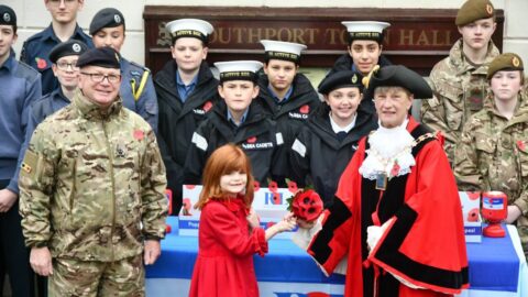 Southport Royal British Legion launches 2023 Poppy Appeal with new Community Hubs and plastic free poppies