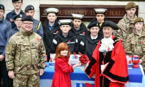 Southport Royal British Legion launches 2023 Poppy Appeal with new Community Hubs and plastic free poppies