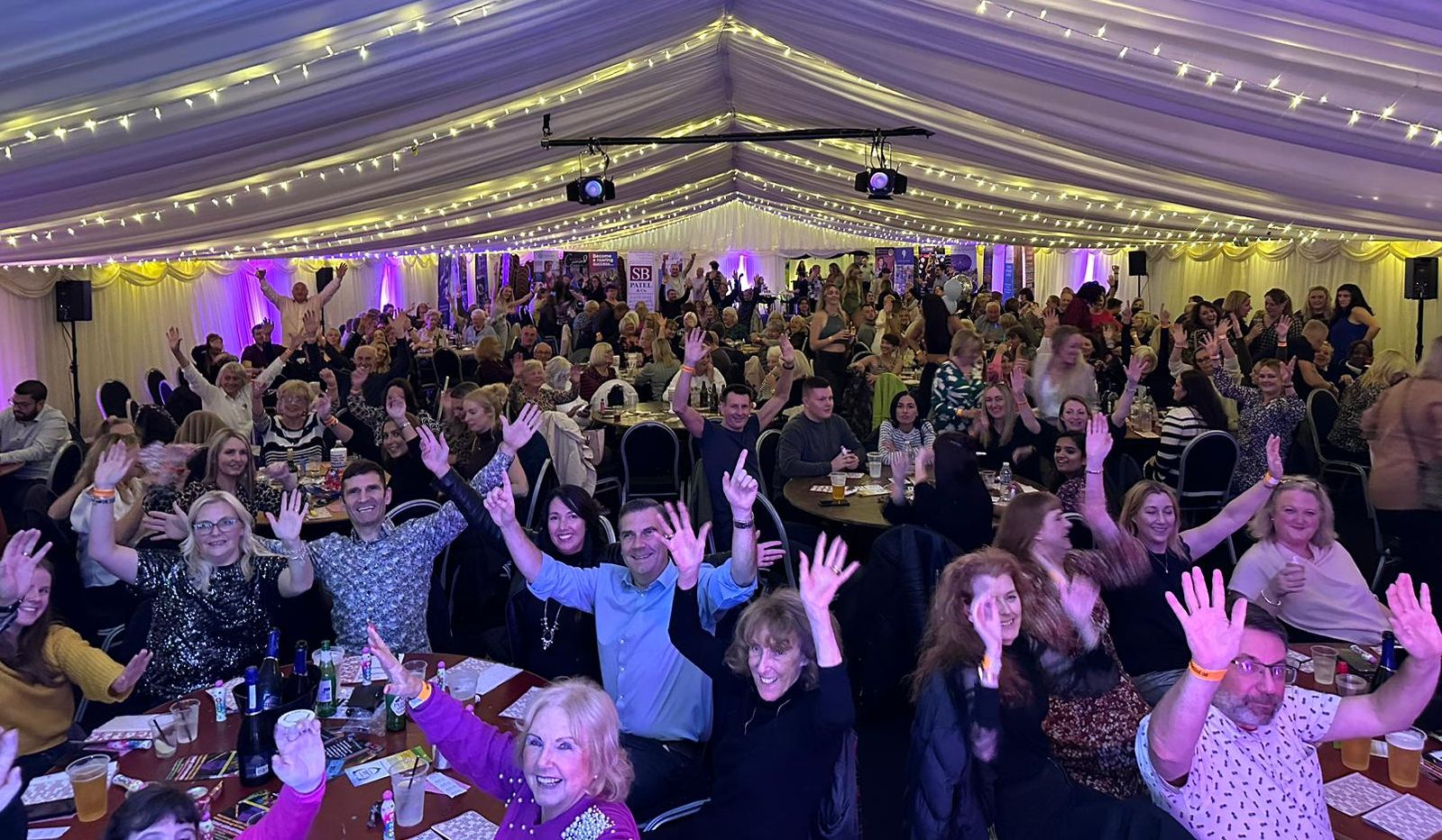 Southport Comedy Festival 2023. Guests at the Comedy Bingo night raising money for the Community Link Foundation