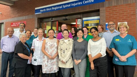 Southport Spinal Unit staff share their expertise with visitors from Singapore