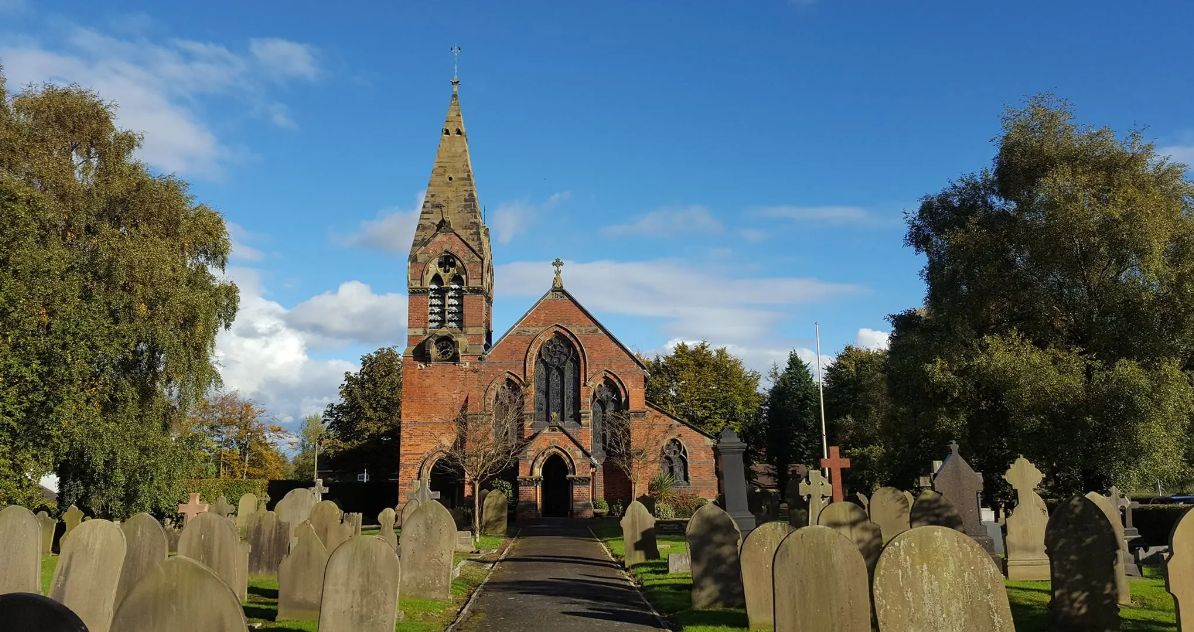Church of St Mary The Virgin in Rufford in West Lancashire