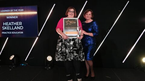 Heather Skelland honoured as Learner of the Year at 2023 Time To Shine Awards