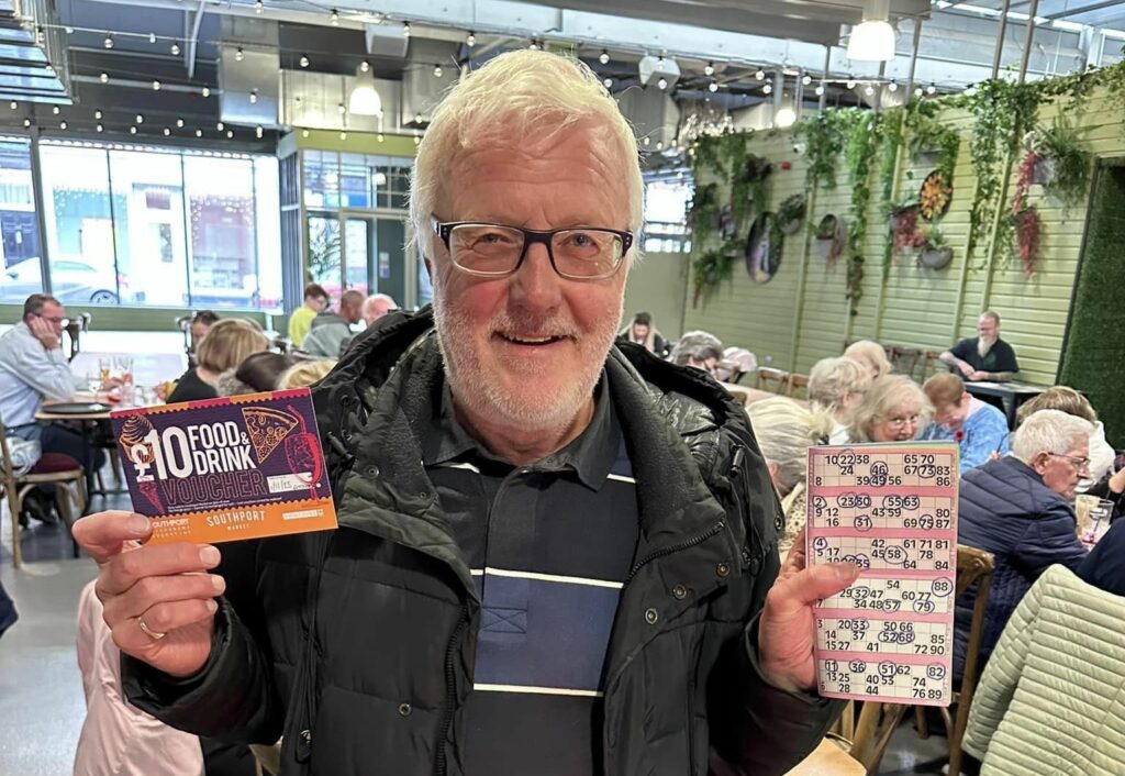 Brendan Riley is hosting Comedy Bingo Winter Socials at Southport Market