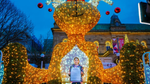 Talented young writer, 9, wins Southport BID Bear and Reindeer competition with magical Christmas story