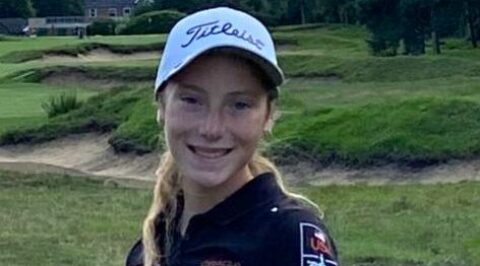 Golf prodigy Gabriella, 14, celebrates qualification for Sky Sports Junior European Open in Spain