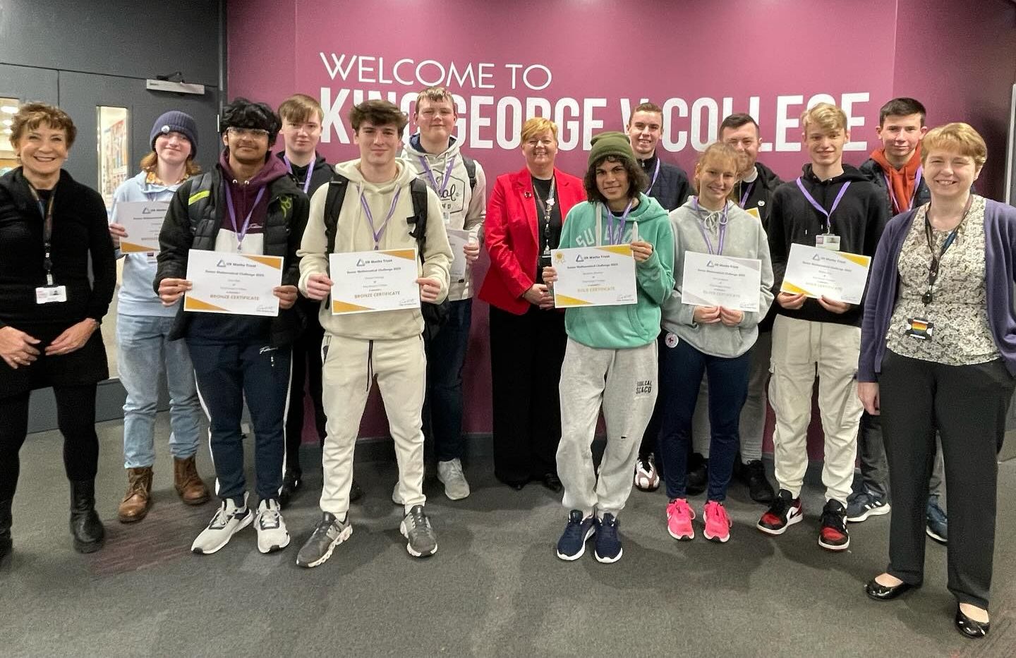 KGV Sixth Form College Maths and Further Maths students are celebrating achieving some impressive numbers in one of the UKs top mathematics competitions