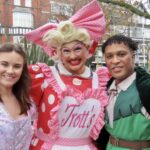 Stars from the forthcoming Jack and The Beanstalk Christmas pantomime at The Atkinson in Southport at the Southport BID Festive Fun Day. Photo by Andrew Brown Stand Up For Southport