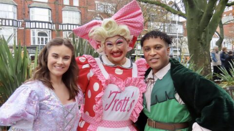 Stars from Jack And The Beanstalk panto delight fans at Southport BID Festive Fun Day