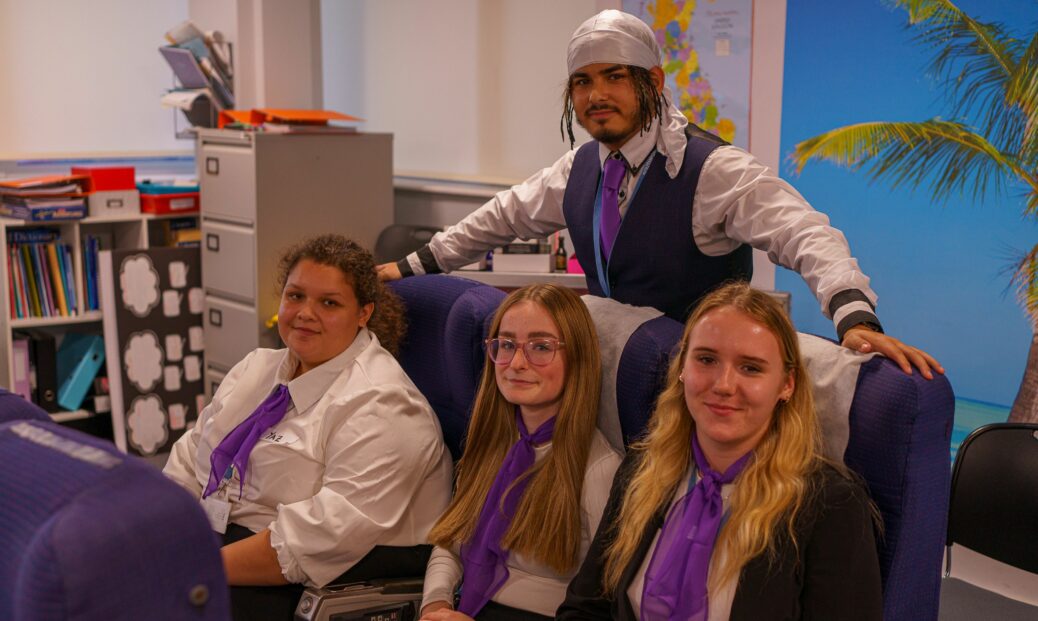 Students at Southport College