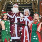 Christmas characters in Wayfarers Arcade in Southport