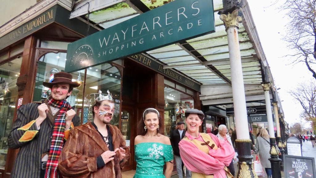 Families can enjoy free pantomime shows at Wayfarers Shopping Arcade in Southport. Photo by Andrew Brown Stand Up For Southport