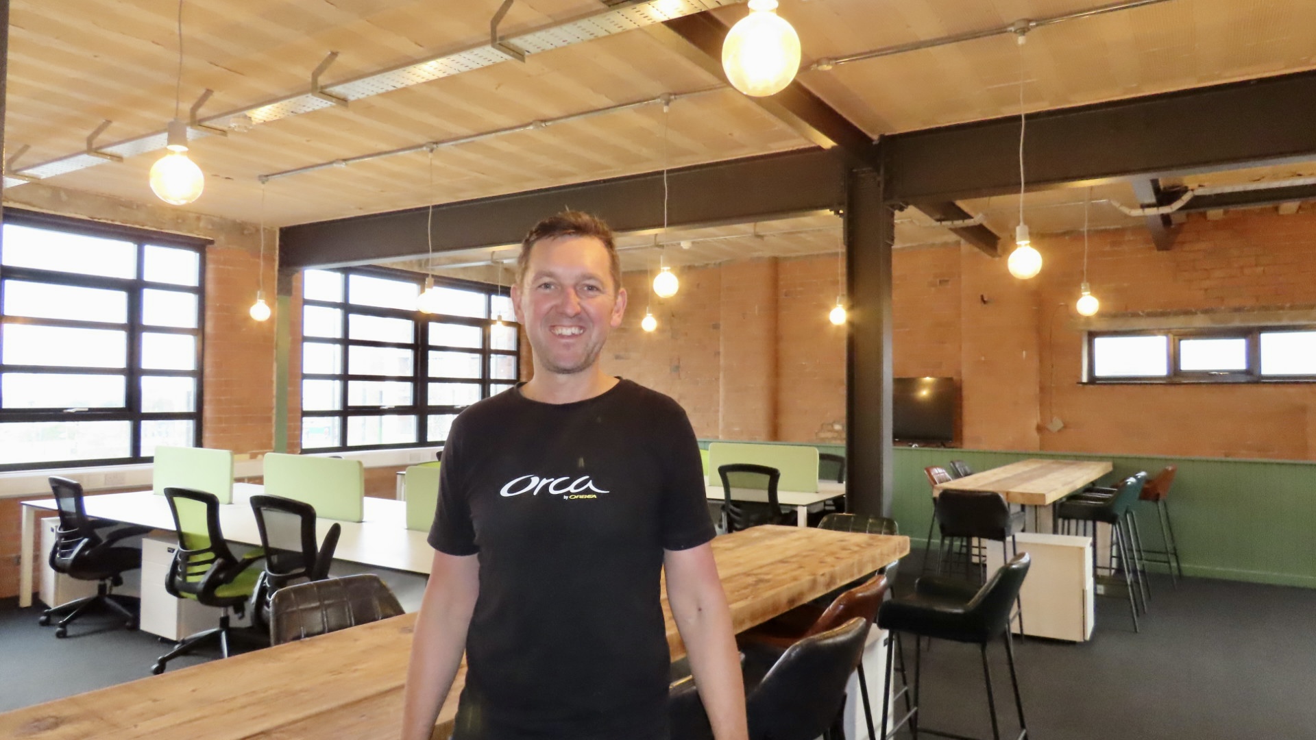 Work is continuing to create the new Werksy co-working space in Southport. Werksy co-owner Rick Blaney 