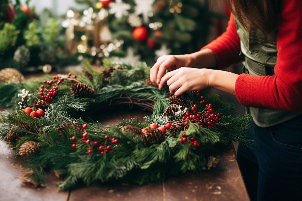 People are invited to enjoy Christmas Floristry courses for adults at Southport College