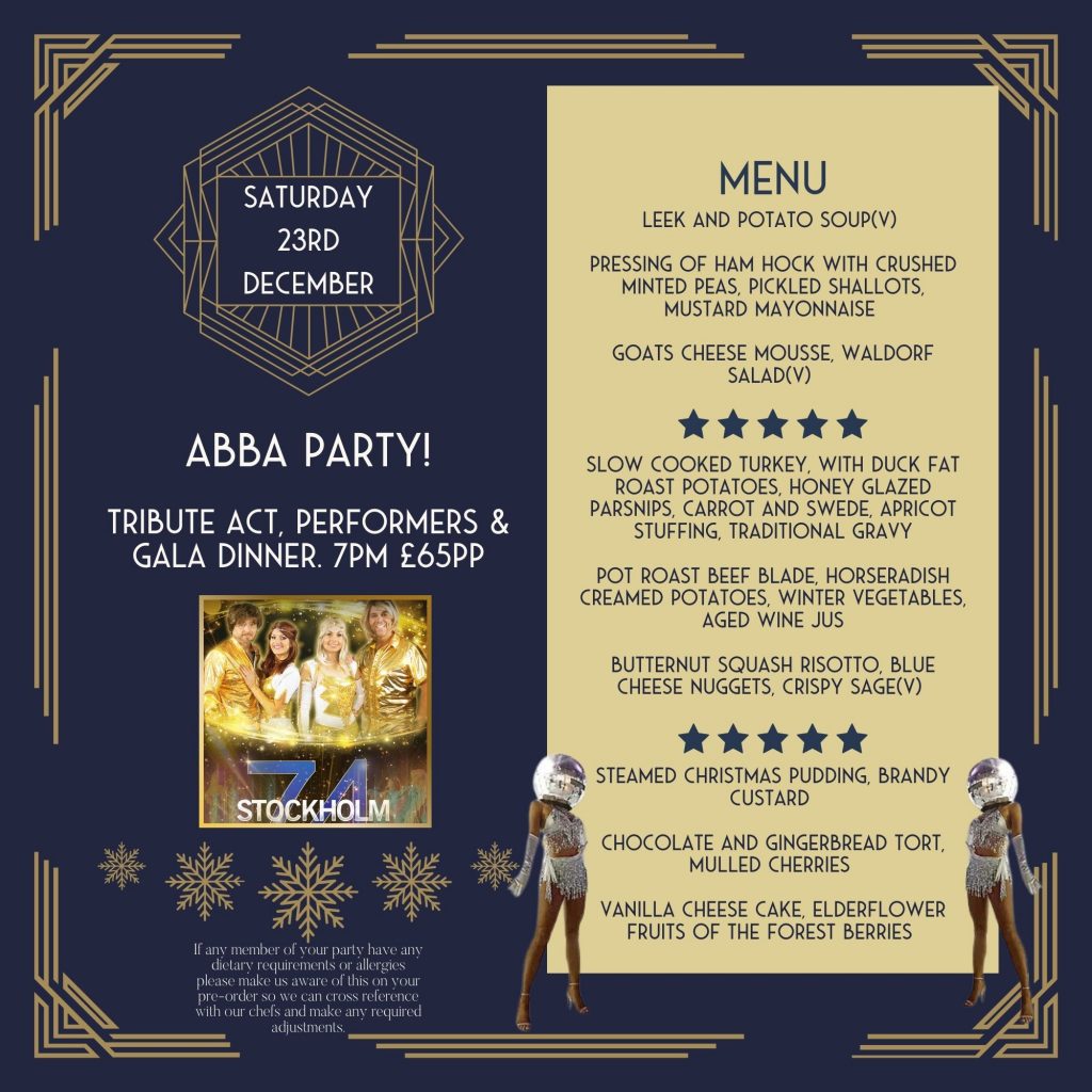 Mamma Mia - here we go again! You're invited to an ABBA party in Southport this Christmas.  You can enjoy great live music, fine food and a fabulous venue at The Grand on Lord Street in Southport