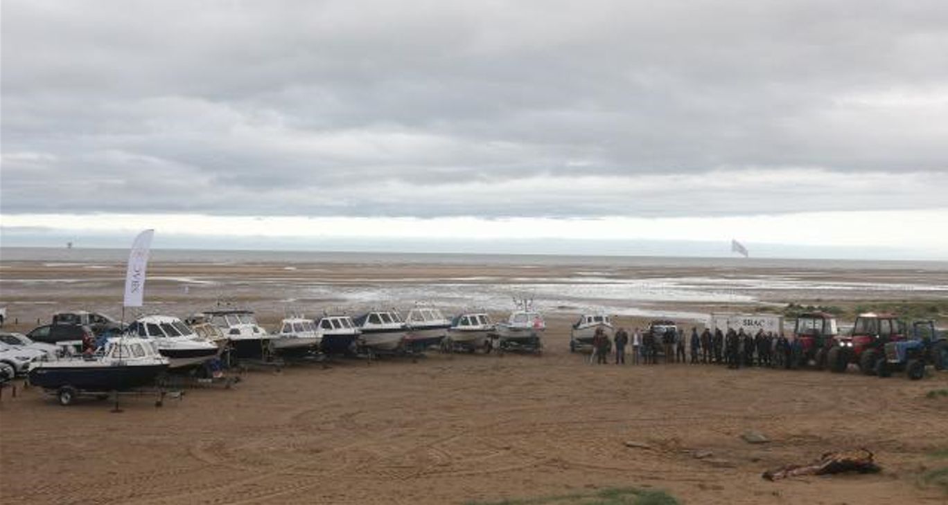 The Southport Boat Angling Club on Ainsdale Beach in Southport. Photo supplied by Charles McCabe 