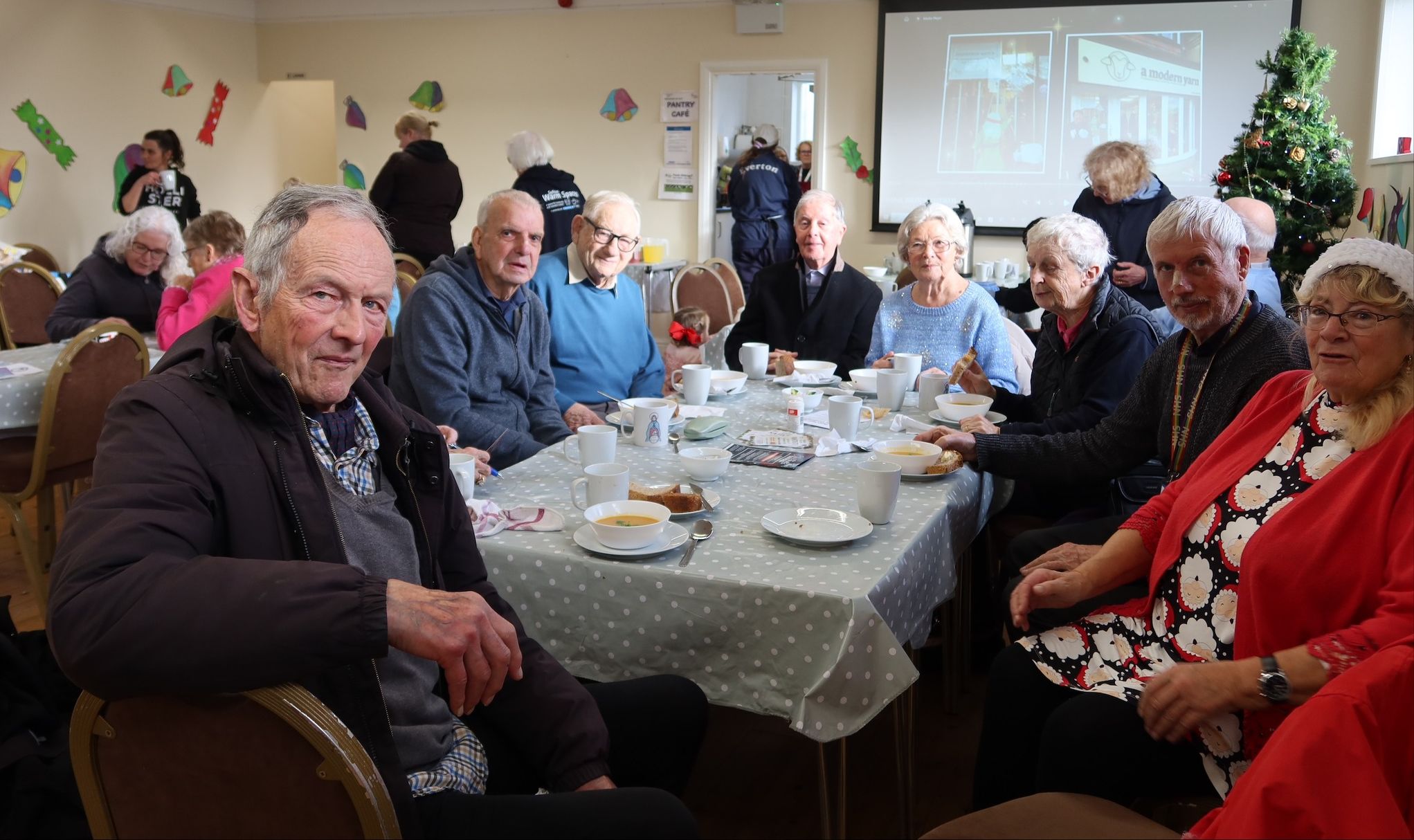Guests enjoyed Christmas festivities with the Compassion Acts charity in Southport