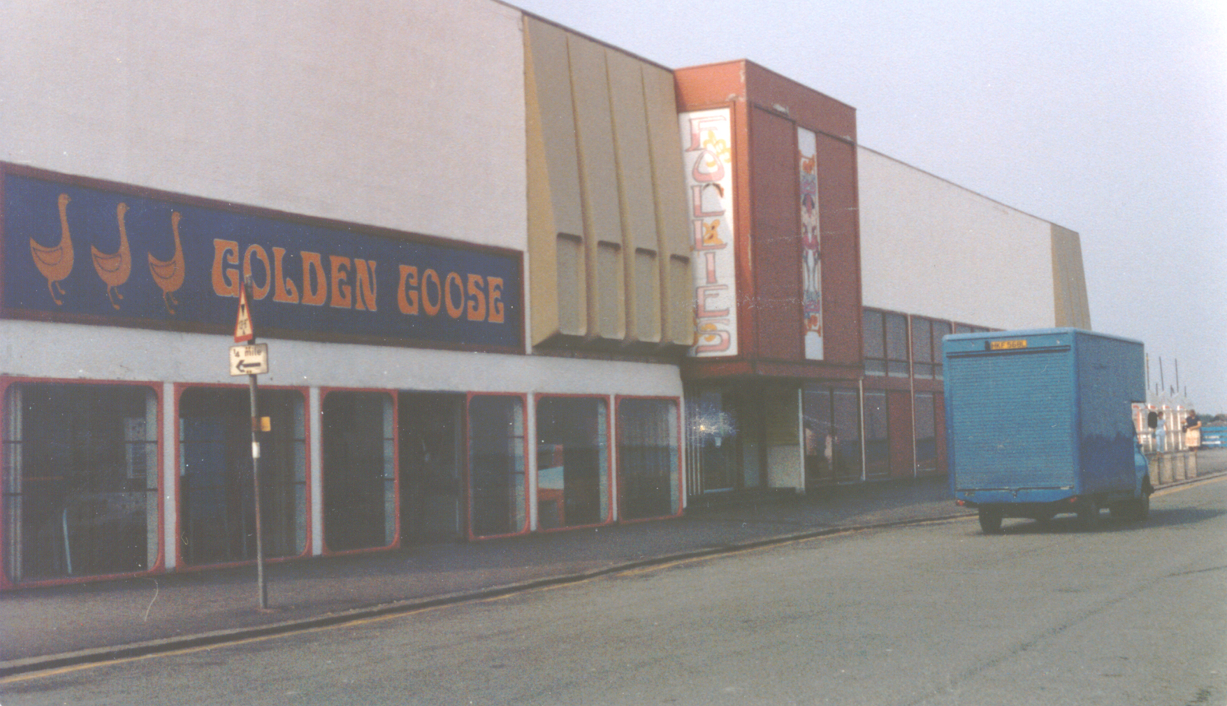 Silcock's Funland in Southport has been entertaining customers since 1983. Previous uses of the building before then included The Golden Goose, Follies and Dixieland Showbar. The Golden Goose.  Photo by Silcock Leisure Group