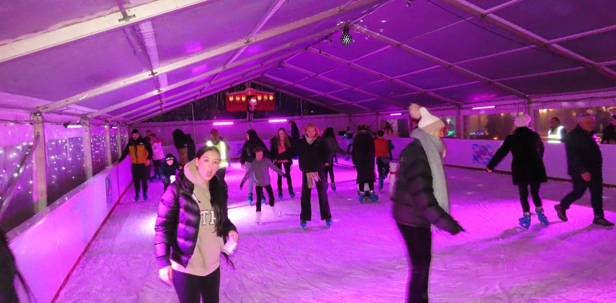 Ice Skating Southport has returned to Victoria Park in Southport. Photo by Stand Up For Southport