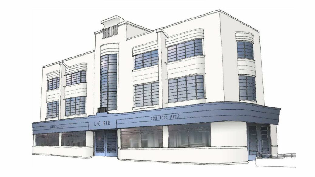 The proposed new look for the former Leo's building at 42-50 Nevill Street in Southport. Image by awe Architecture Interiors