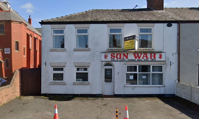 The Sun Wah takeaway in Churchtown in Southport.