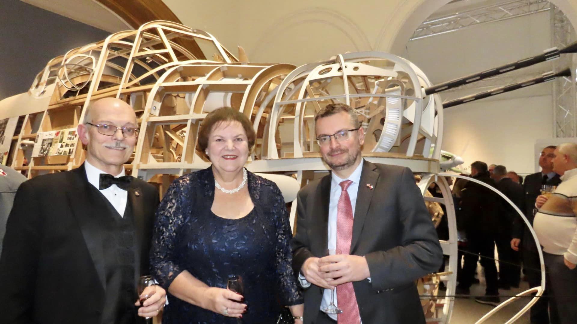 Guests enjoyed the launch night of the new The Many / Paper My Wishes exhibition by artist Suhail Shaikh at the Atkinson in Southport. Richard and Beata Kowalski (Southport Anglo Polish Society); Michal Mazurek (Consulate General of the Republic of Poland in Manchester). 