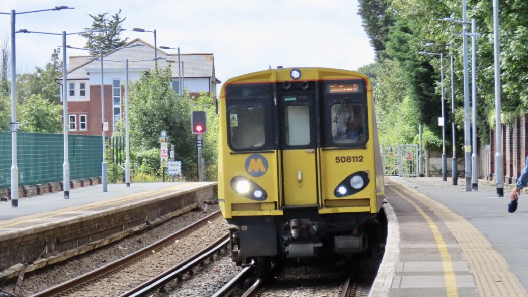 A Merseyrail train in Southport. Photo by Andrew Brown Stand Up For Southport