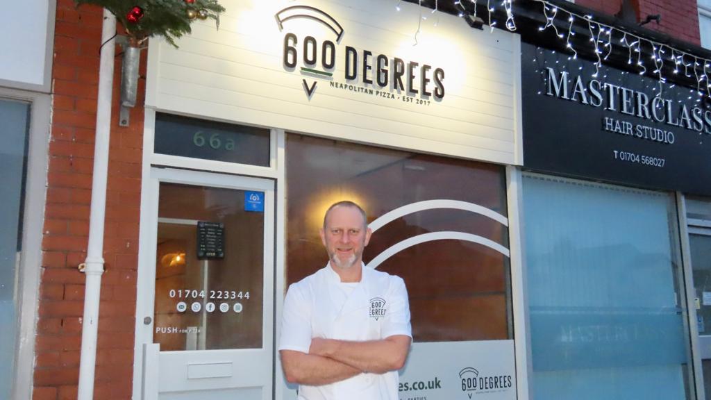 Dan Johnstone has opened the new 600 Degrees pizza eatery in Hillside in Southport. Photo by Andrew Brown Stand Up For Southport