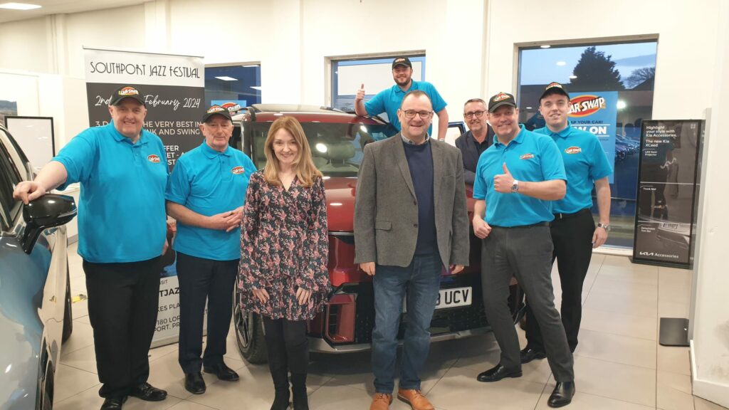 Chapelhouse Motor Group has been announced as the headline sponsor for Southport Jazz Festival.The Chapelhouse team with Southport Jazz Festival Directors Emma Holcroft and Jez Murphy