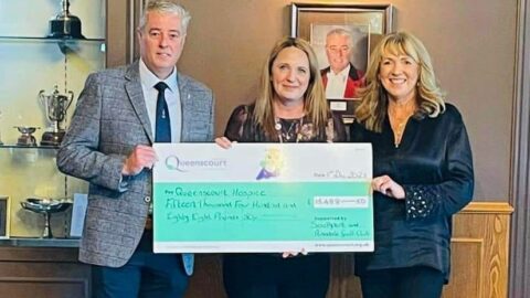 Southport and Ainsdale Golf Club raises over £15,000 for Queenscourt Hospice
