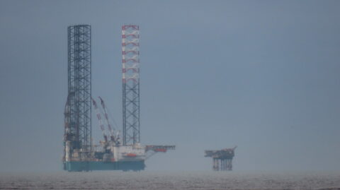 Revealed: Mystery behind the huge drilling rig spotted off Southport Beach