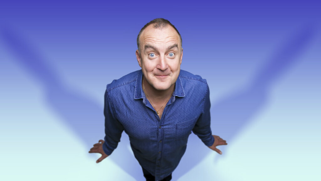Jimeoin is appearing at Southport Comedy Festival